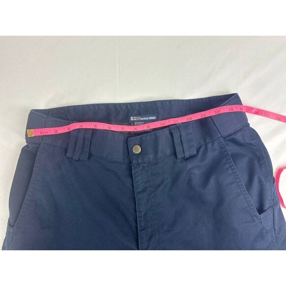 5.11 Tactical Taclite Pro Ripstop Pants Men 34x32 Navy Utility Performance - Picture 6 of 7